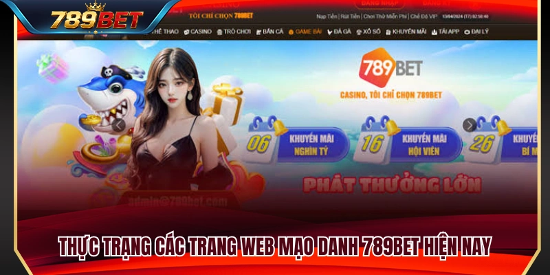 Những rủi ro từ các trang web mạo danh 789 BET hiện nay 
