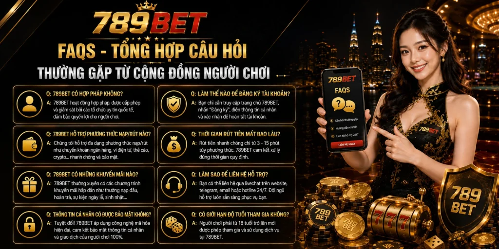789BET - Trang Chủ 789BET – Link 789 BET Chính Thức – Tải APP Miễn Phí 7 FAQs - Tổng hợp câu hỏi thường gặp từ cộng đồng người chơi
