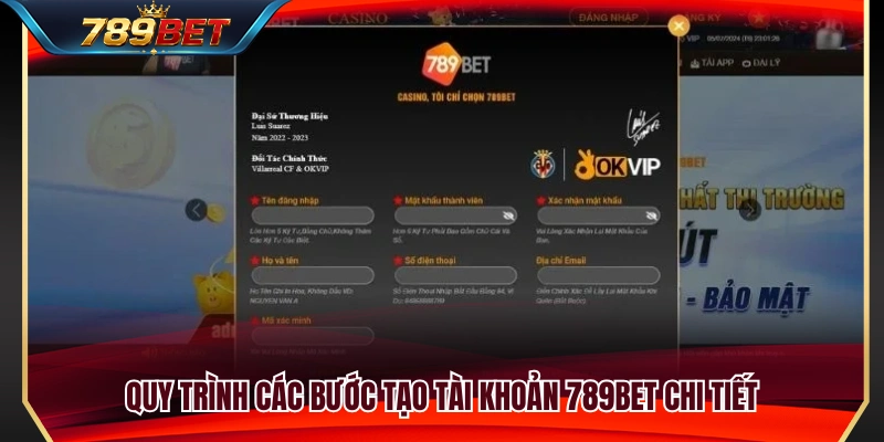 Các bước mở tài khoản 789BET nhanh chóng và dễ thực hiện 